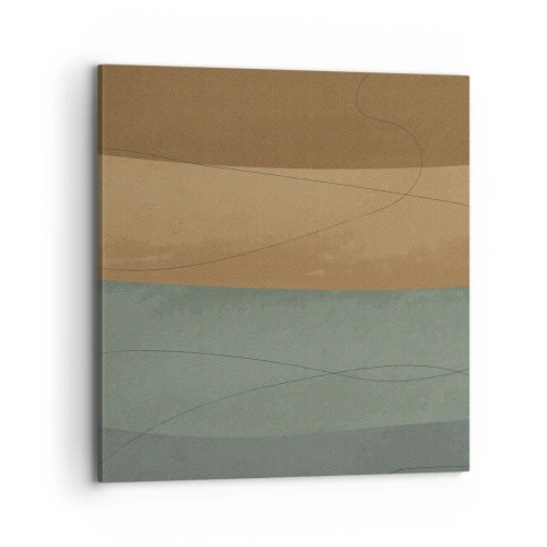 Cuadro sobre lienzo - Impresión de Imagen - Composición horizontal - 70x70 cm