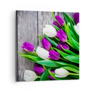 Cuadro sobre lienzo - Impresión de Imagen - El día de la fiesta de la primavera - 60x60 cm