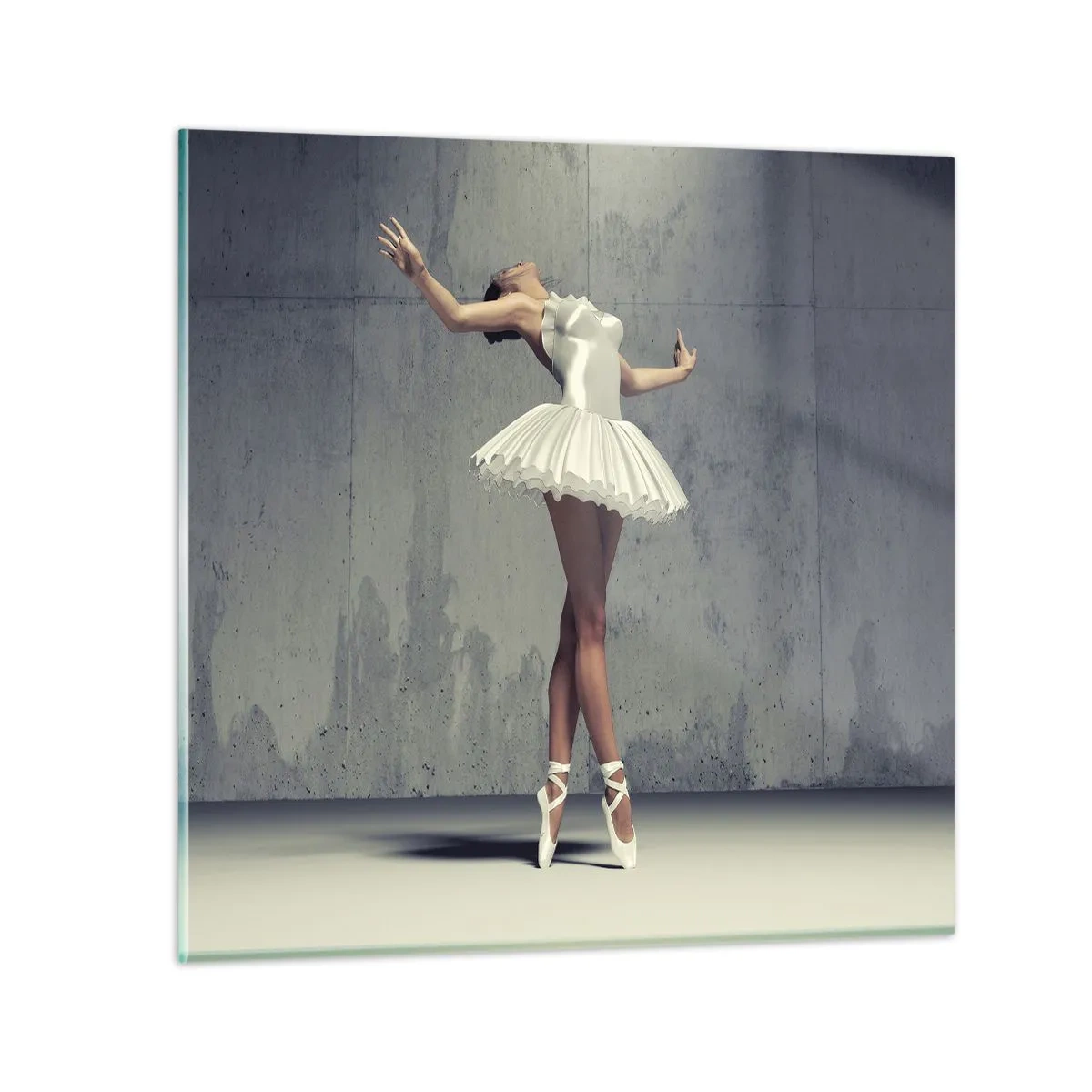 Cuadro sobre vidrio - Impresiones sobre Vidrio - Ligero como un pájaro - 30x30 cm