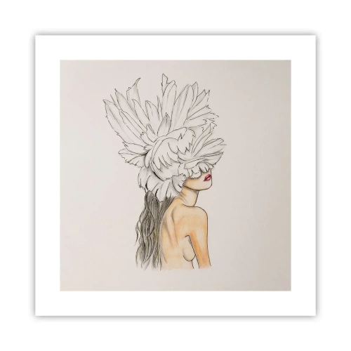 Póster - Belleza coronada - 40x40 cm