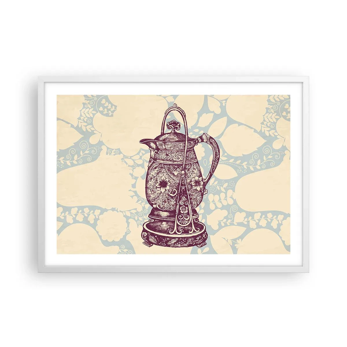 Póster en marco blanco - La belleza de lo cotidiano - 70x50 cm