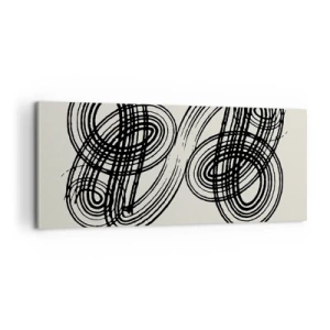 Cuadro sobre lienzo - Impresión de Imagen - Salió espontáneamente - 100x40 cm