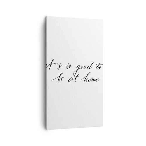 Cuadro sobre lienzo - Impresión de Imagen - Toda la verdad - 45x80 cm