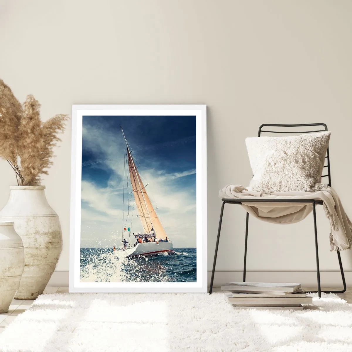 Póster en marco blanco - ¡No nos alcanzarán! - 61x91 cm