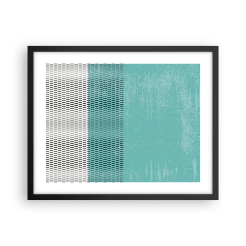 Póster en marco negro - Composición equilibrada - 50x40 cm