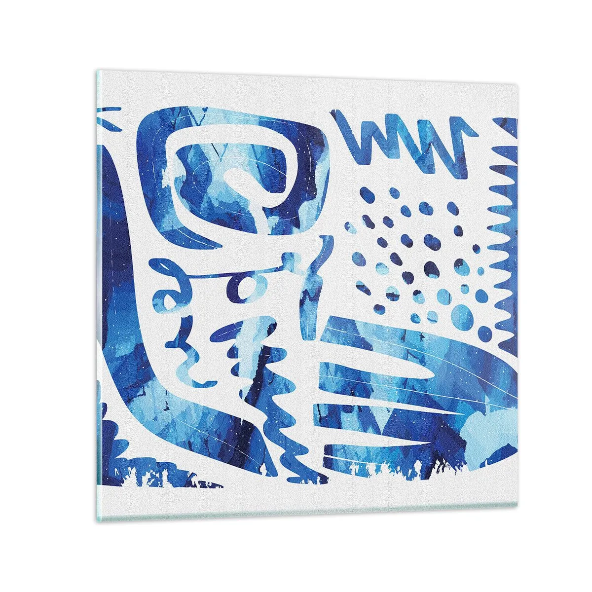 Cuadro sobre vidrio - Impresiones sobre Vidrio - Vuelta a las raíces - 50x50 cm