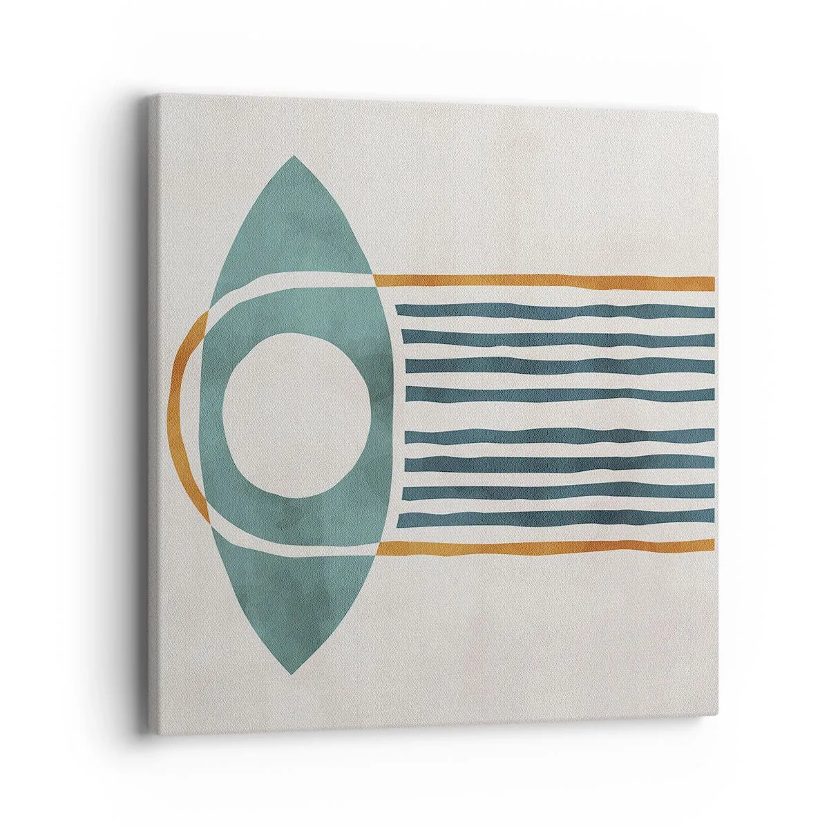 Cuadro sobre lienzo - Impresión de Imagen - Signos y rituales - 40x40 cm