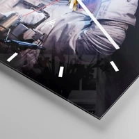 Esfera sin numeración, con rayas