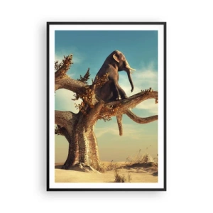 Póster en marco negro - Un nuevo punto de vista - 70x100 cm