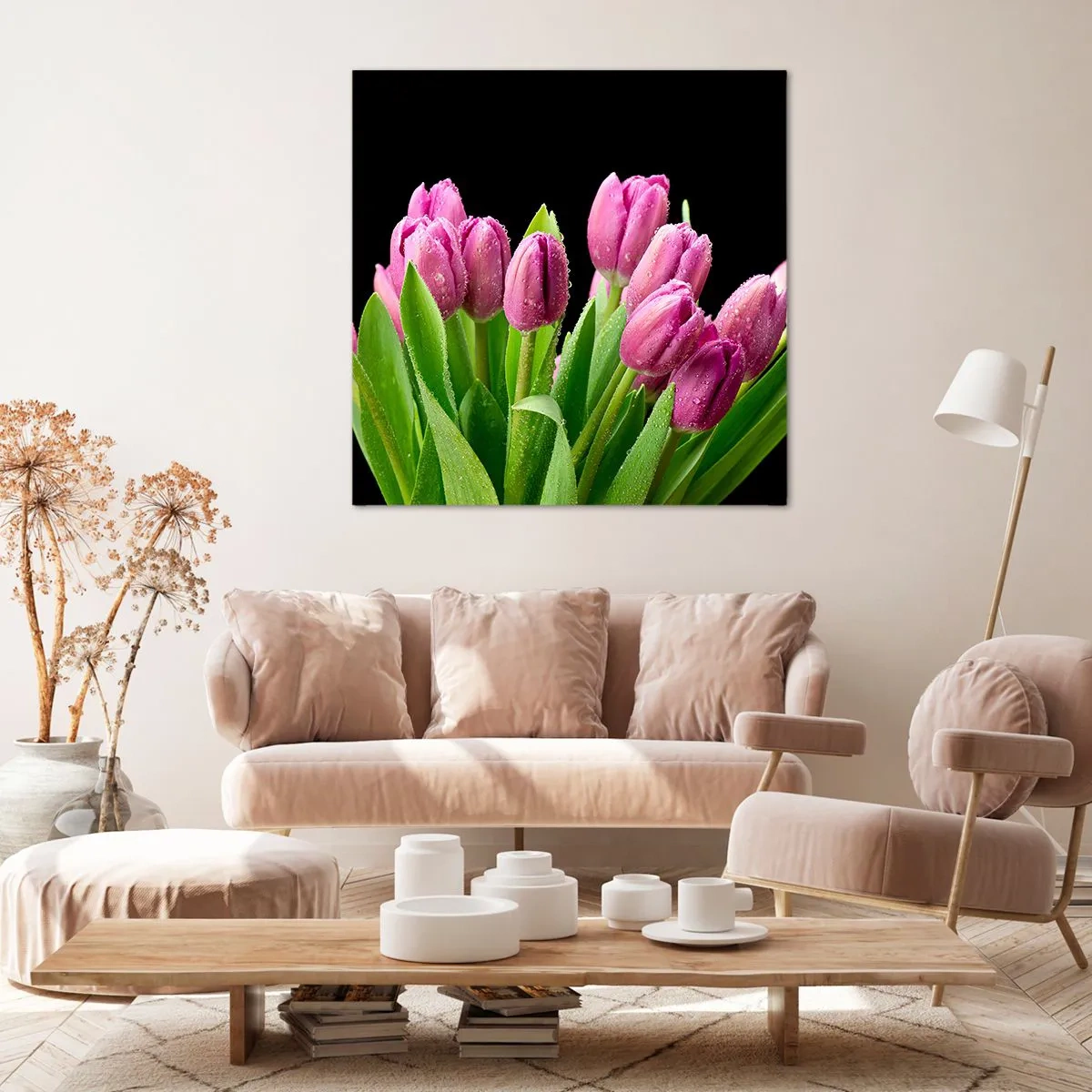 Cuadro sobre lienzo - Impresión de Imagen - La alegría de la primavera - 40x40 cm