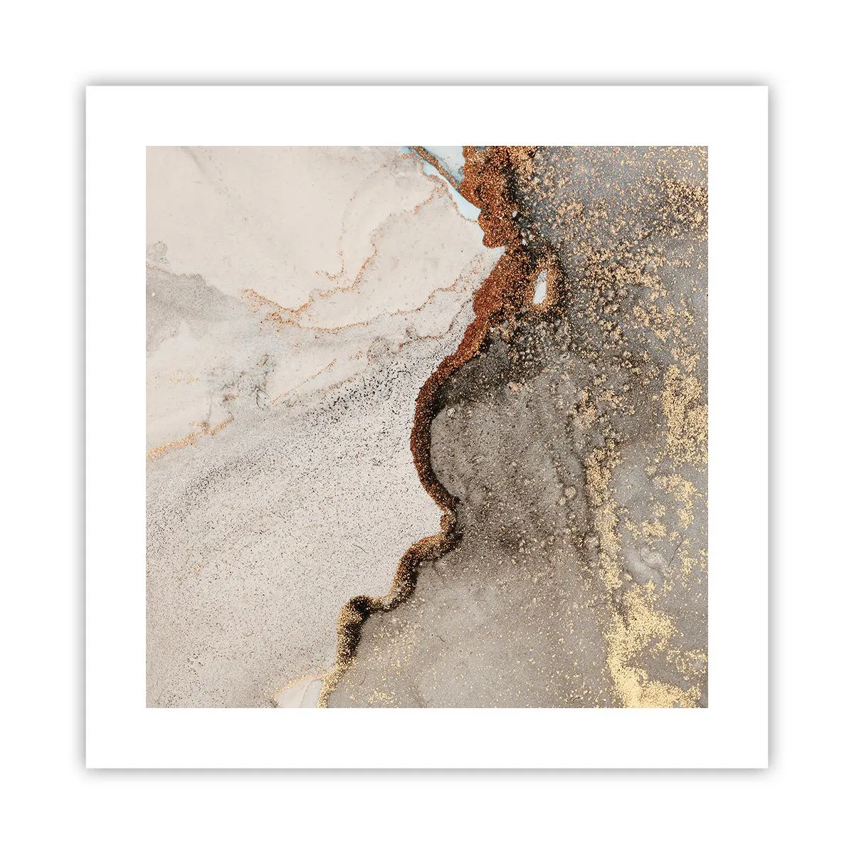 Póster - En la frontera de los colores - 40x40 cm