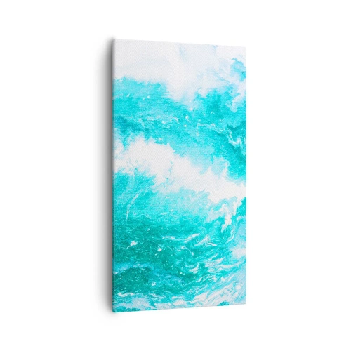 Cuadro sobre lienzo - Impresión de Imagen - En el núcleo del elemento - 55x100 cm