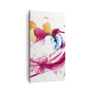 Cuadro sobre lienzo - Impresión de Imagen - En la cercanía el mundo florece - 55x100 cm