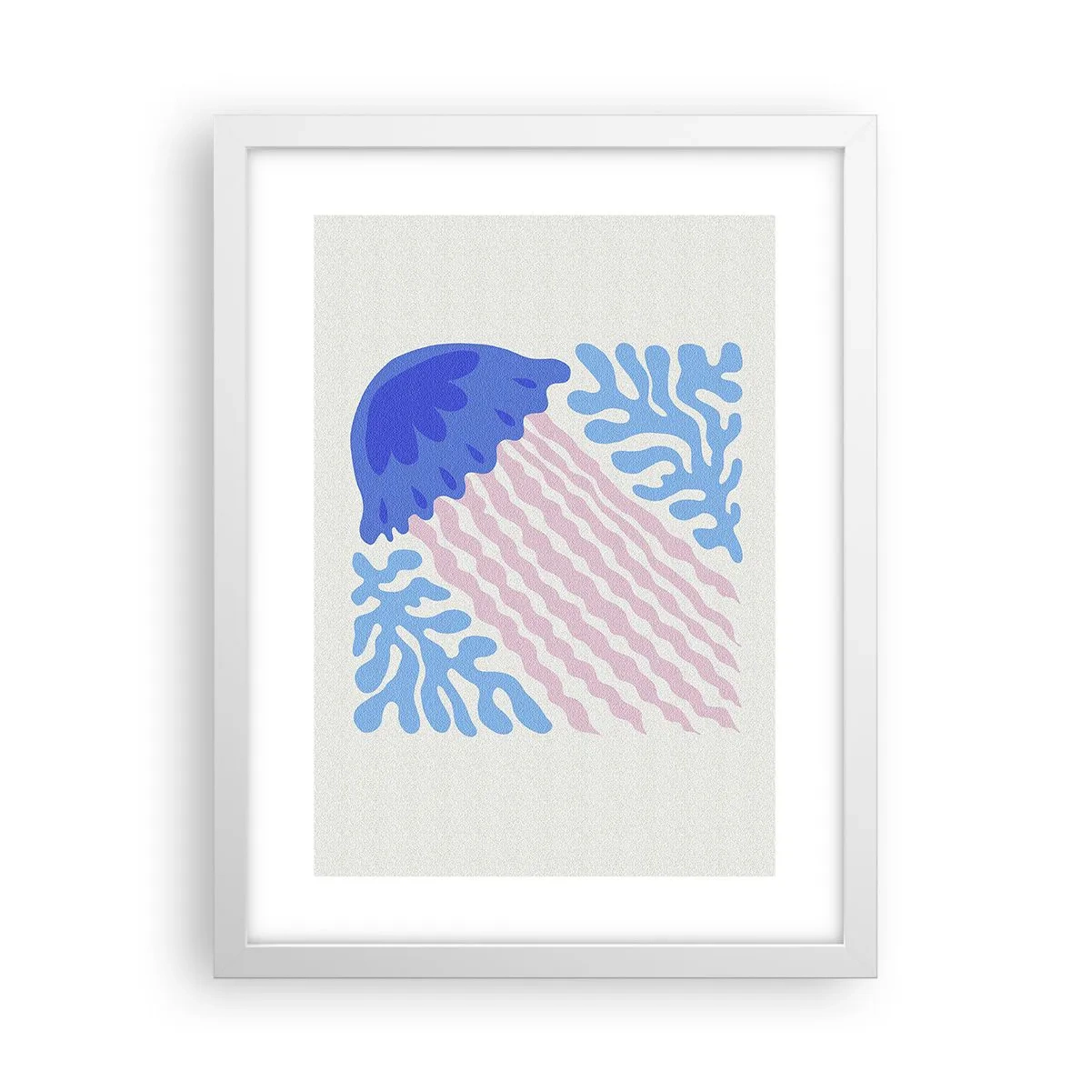Póster en marco blanco - Como de otro mundo - 30x40 cm