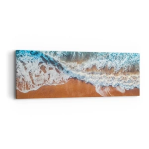 Cuadro sobre lienzo - Impresión de Imagen - Siempre a la par - 90x30 cm