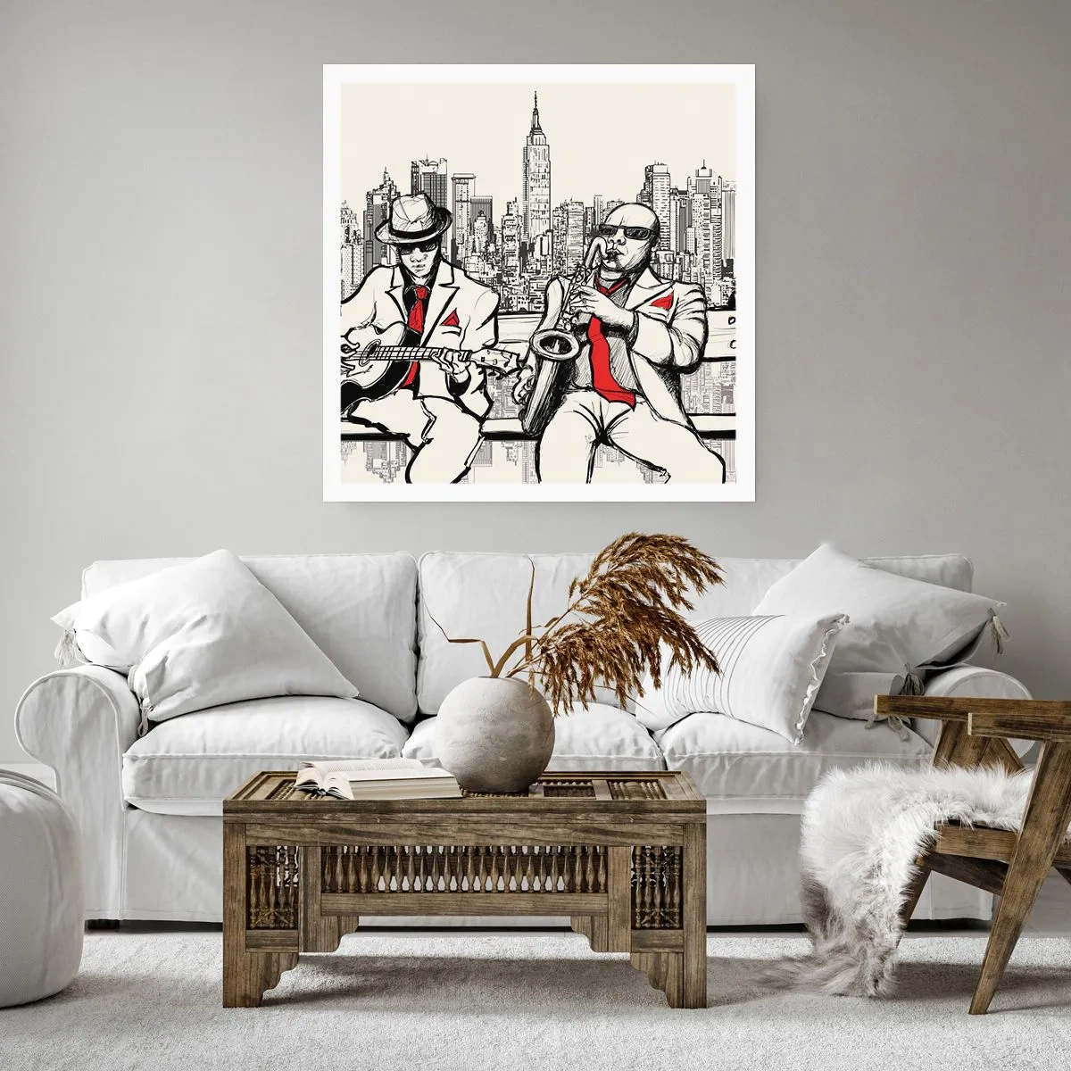 Póster - Improvisación en Nueva York - 30x30 cm