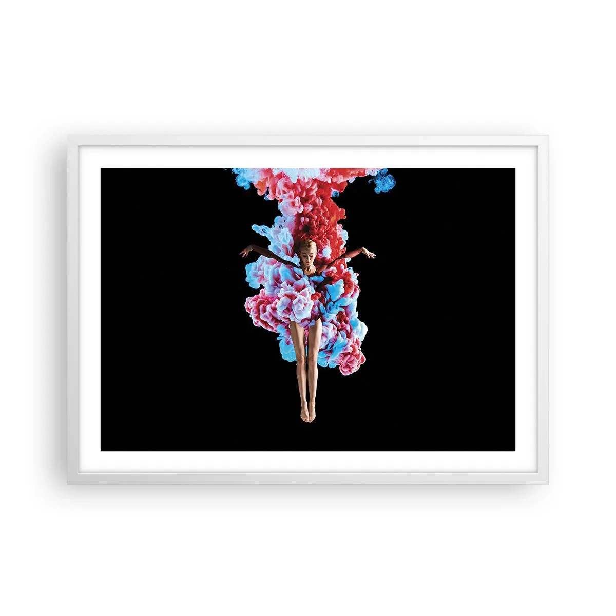 Póster en marco blanco - En plena floración - 70x50 cm