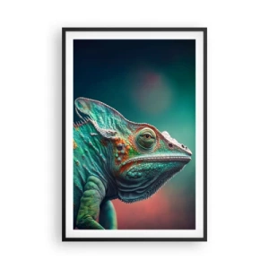 Póster en marco negro - ¿Puedes verme? No está bien... - 61x91 cm