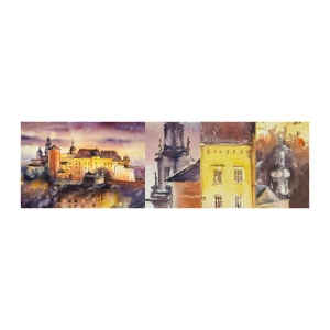 Muestra de fotomural Premium Canvas - Una historia y un cuento - Cerrar, Clásico, Arquitectura - 100x30 cm