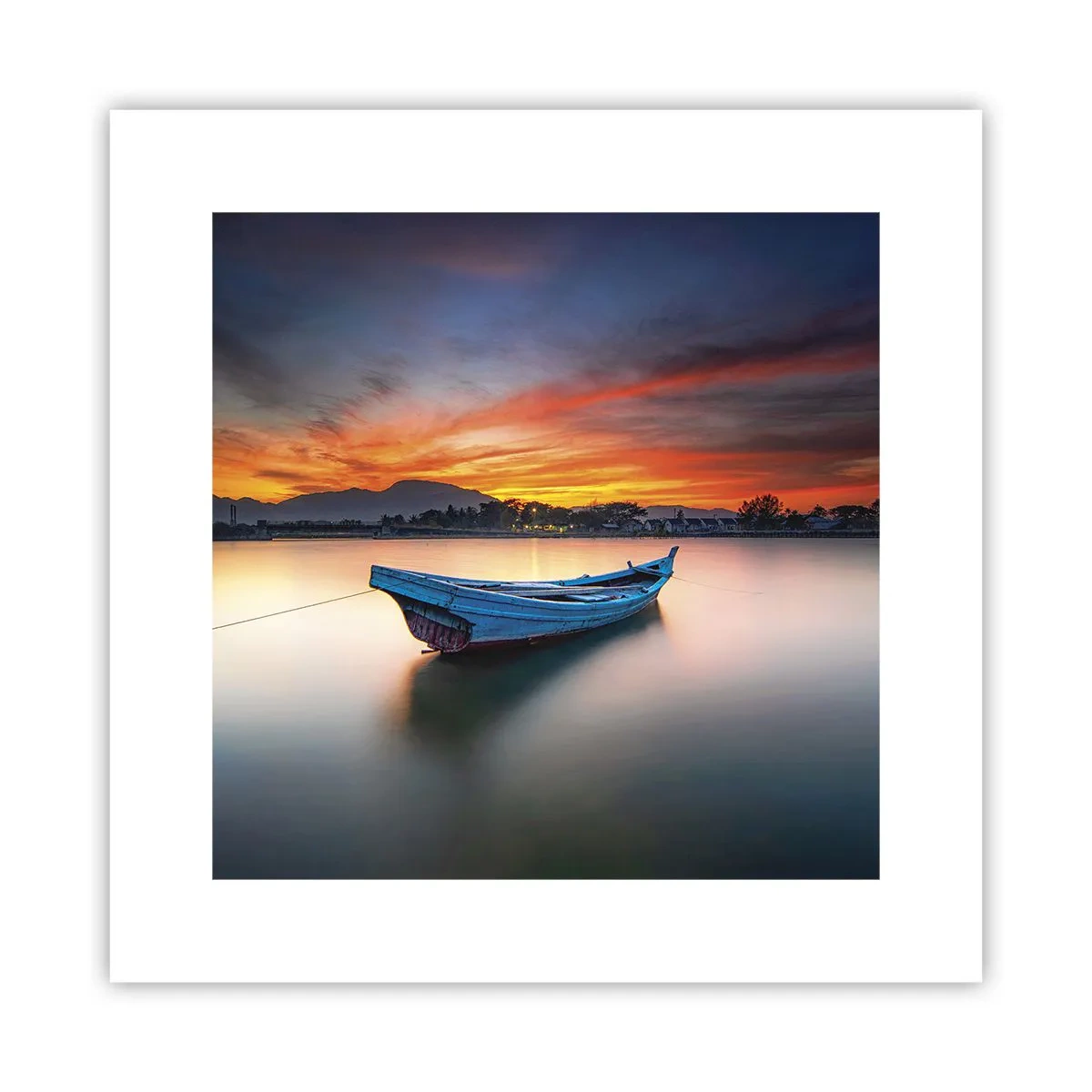 Póster - Se avecina una buena noche - 30x30 cm