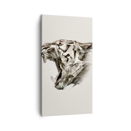 Cuadro sobre lienzo - Impresión de Imagen - Ya sabes quién manda - 45x80 cm