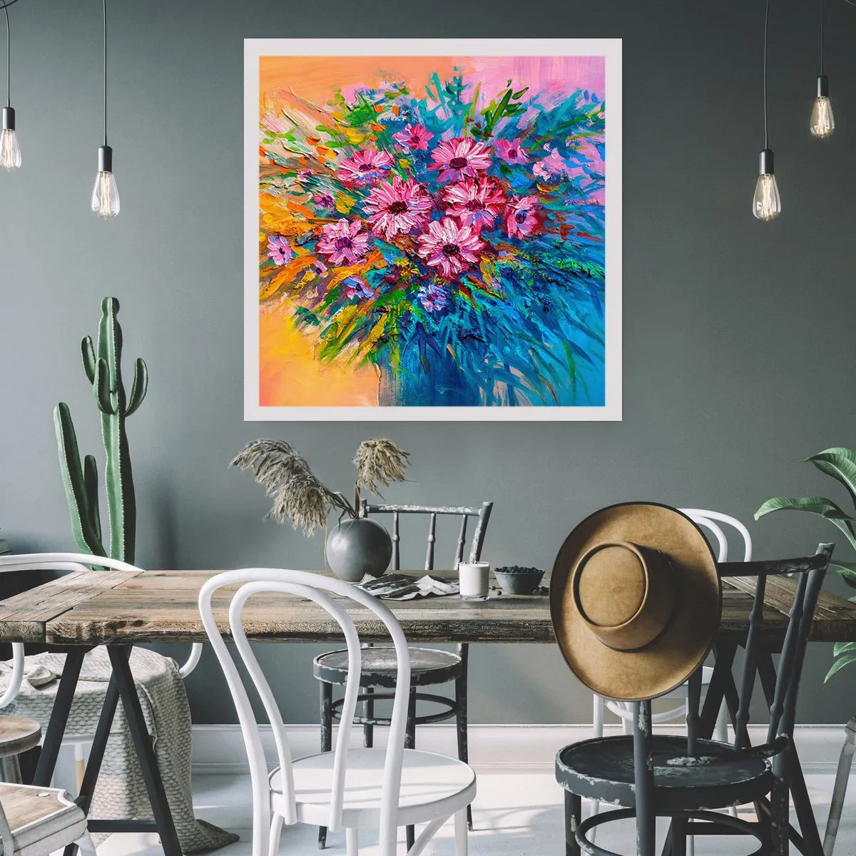 Póster - La energía de la vida - 40x40 cm