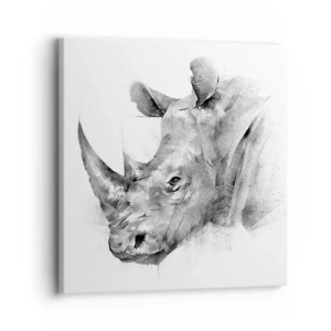 Cuadro sobre lienzo - Impresión de Imagen - Retrato africano - 30x30 cm