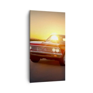 Cuadro sobre lienzo - Impresión de Imagen - El deseo es rojo - 55x100 cm