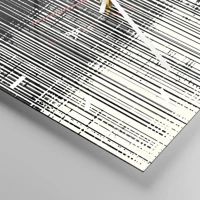 Esfera sin numeración, con rayas