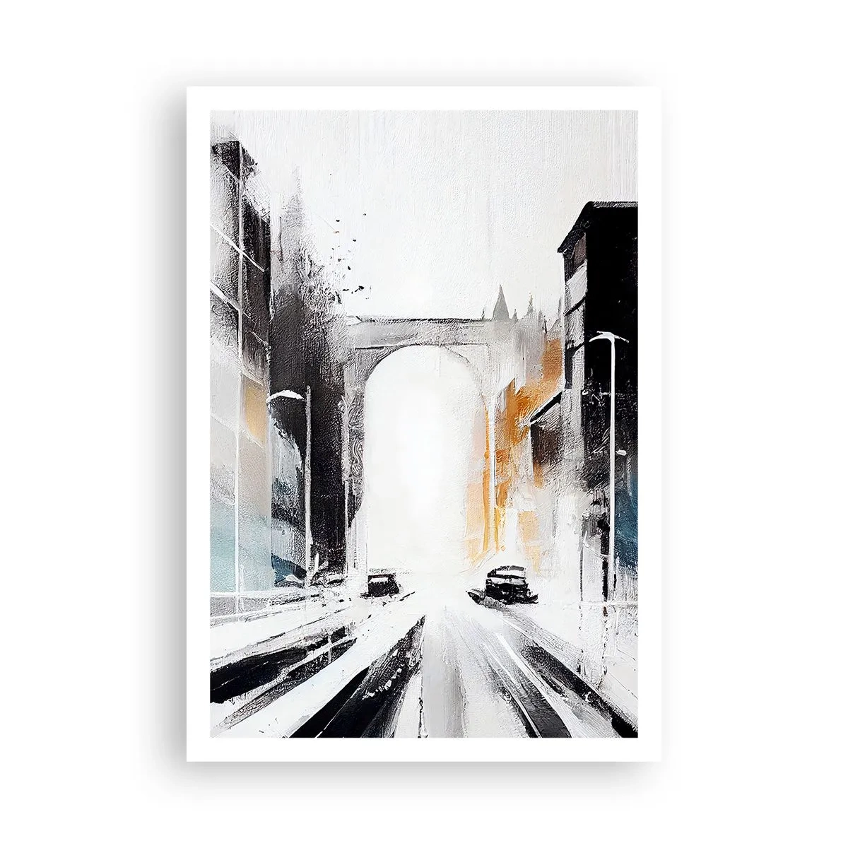 Póster - Estudio de la ciudad: arquitectura y movimiento - 70x100 cm