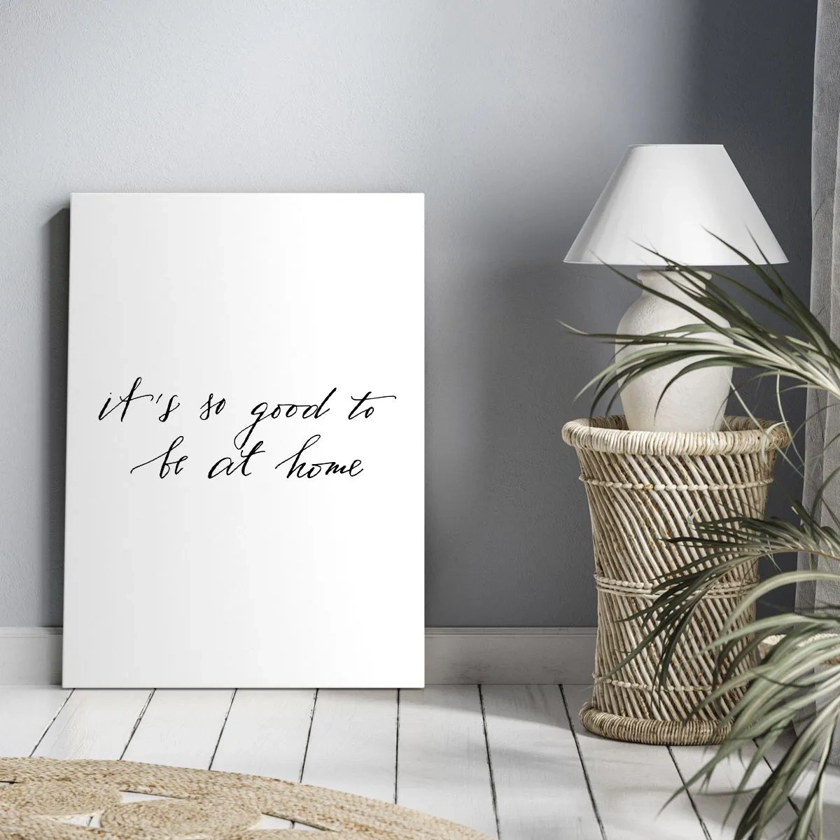 Cuadro sobre lienzo - Impresión de Imagen - Letras de estilo caligráfico sobre fondo blanco. - 50x70cm - Toda la verdad - Decoración de pared moderna para salón y dormitorio ARTTOR