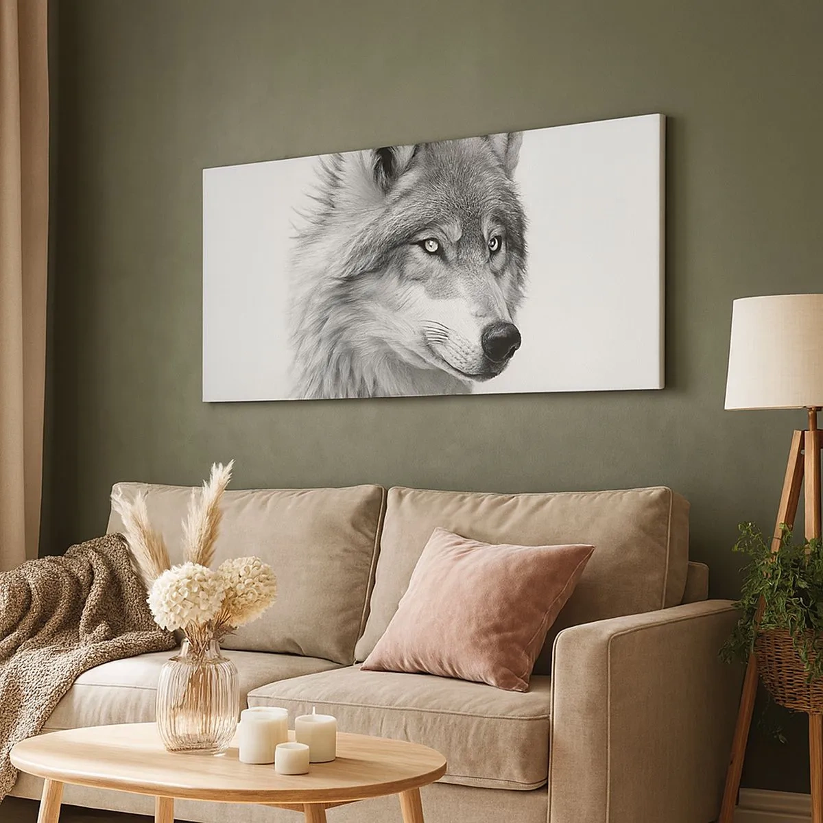 Cuadro sobre lienzo - Impresión de Imagen - Alfa - sin duda - 100x40 cm