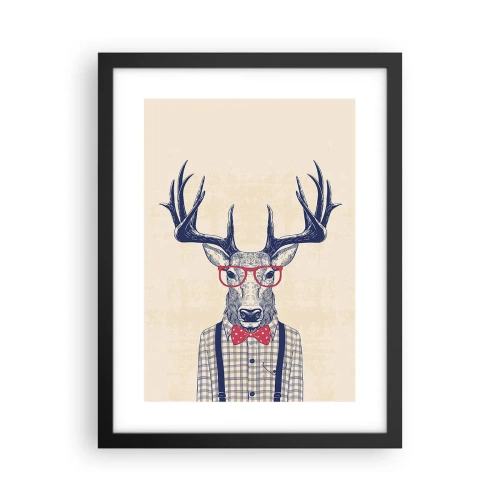 Póster en marco negro - Una extravagancia lúdica - 30x40 cm