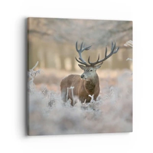 Cuadro sobre lienzo - Impresión de Imagen - Una mañana fresca - 40x40 cm