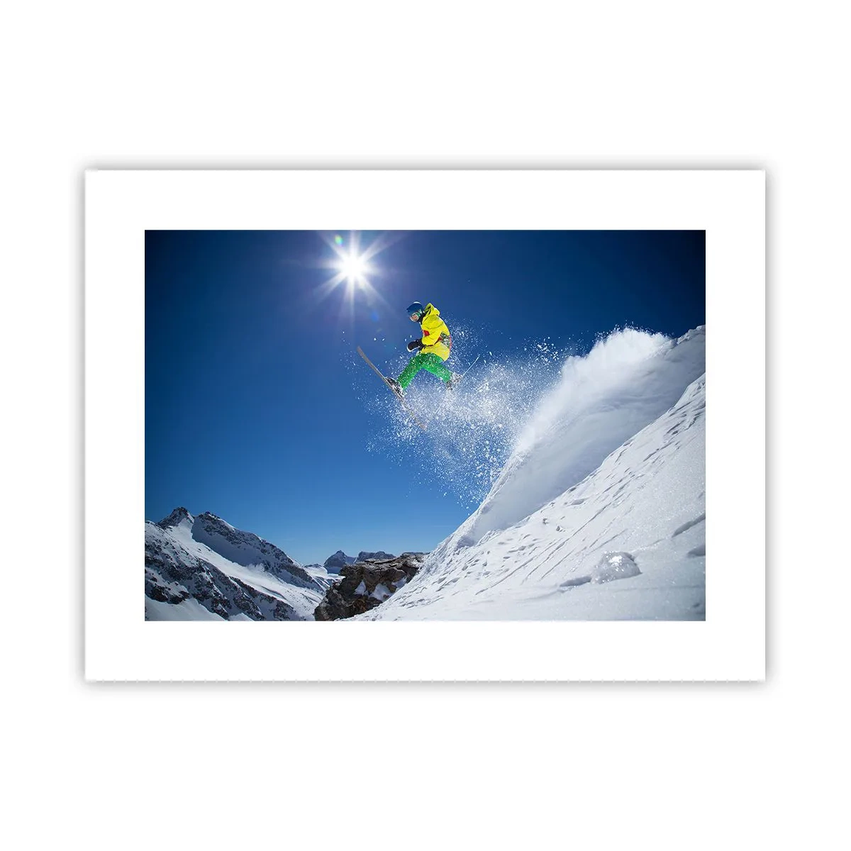 Póster - Bailando con las montañas - 40x30 cm