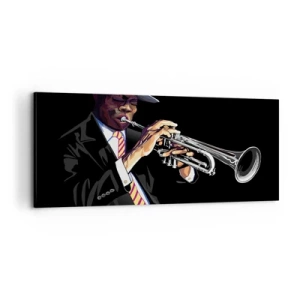 Cuadro sobre lienzo - Impresión de Imagen - El encanto de la vieja escuela - 100x40 cm