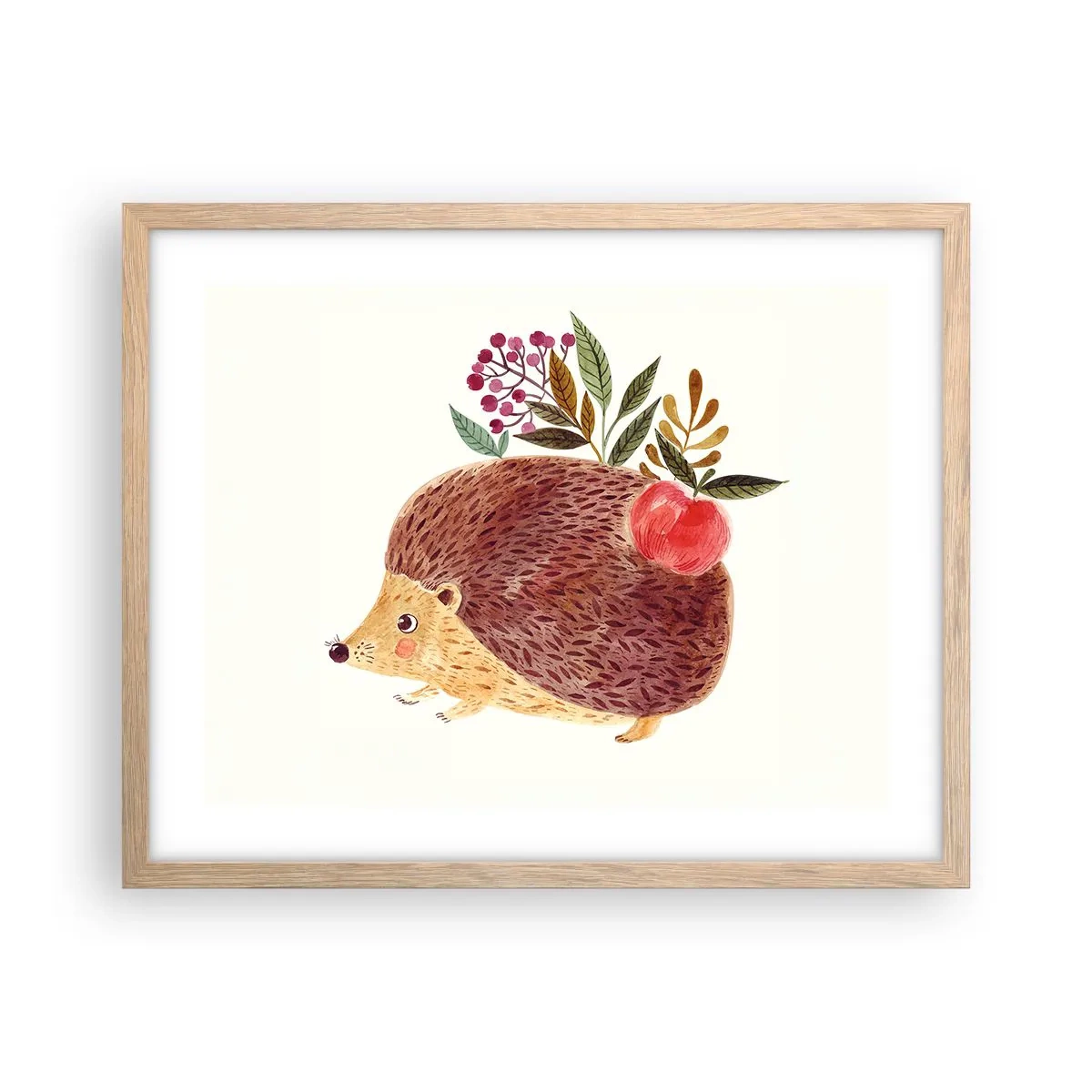 Póster en marco roble claro - Y ya te gusto - 50x40 cm