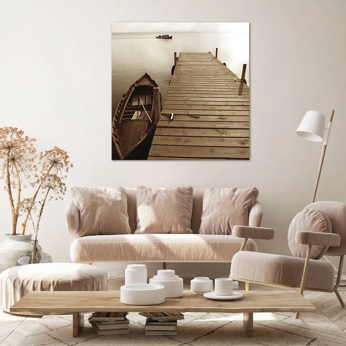 Cuadro sobre lienzo - Impresión de Imagen - La auténtica paz - 60x60 cm