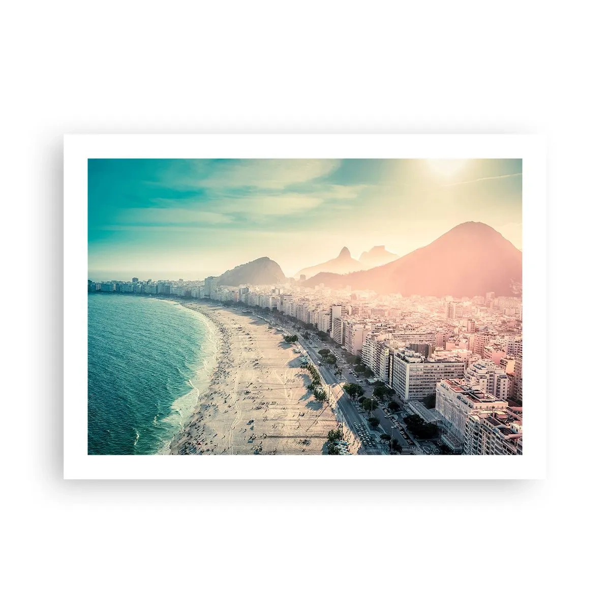 Póster - Vacaciones perpetuas en Río - 70x50 cm