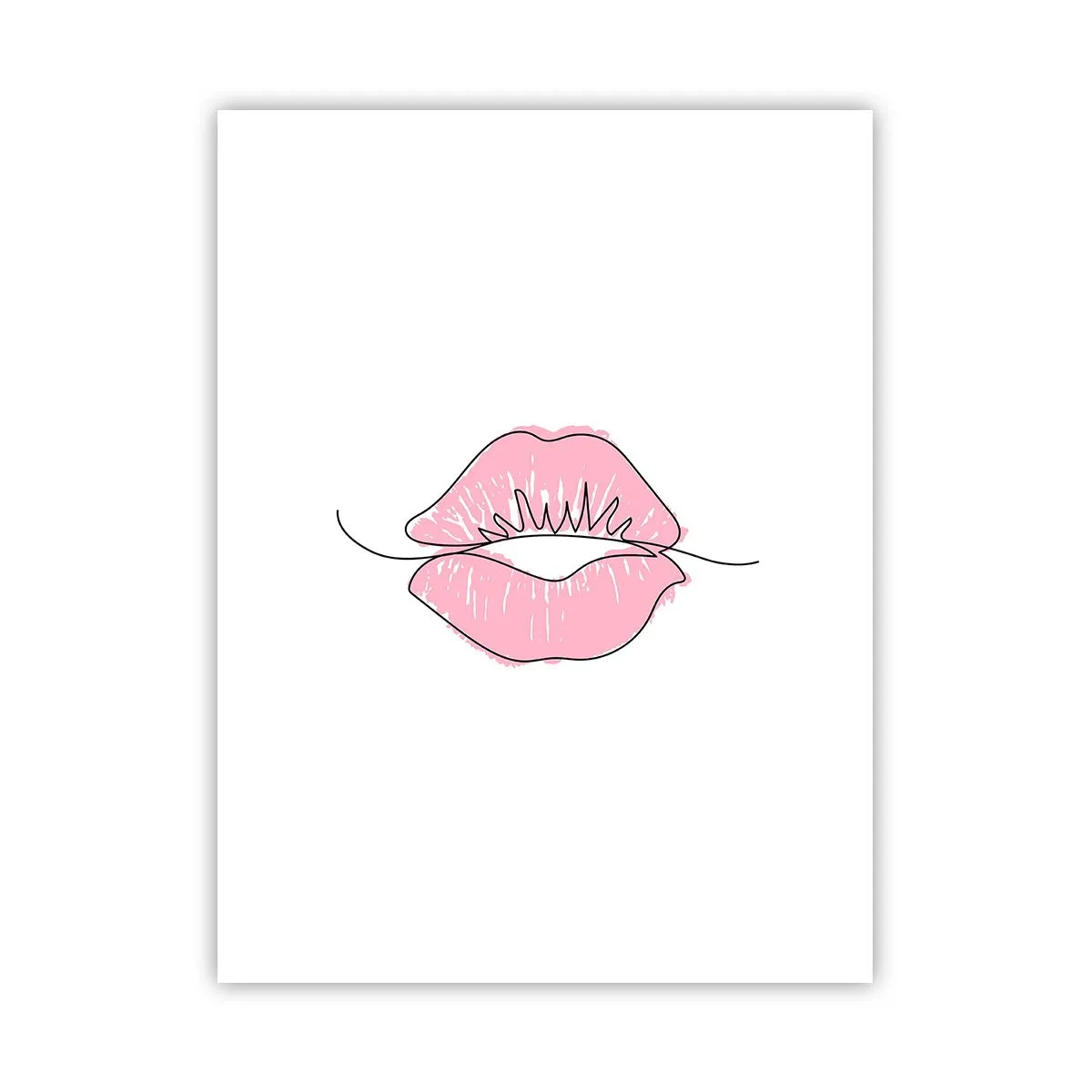 Póster - ¿Listo para un beso? - 30x40 cm
