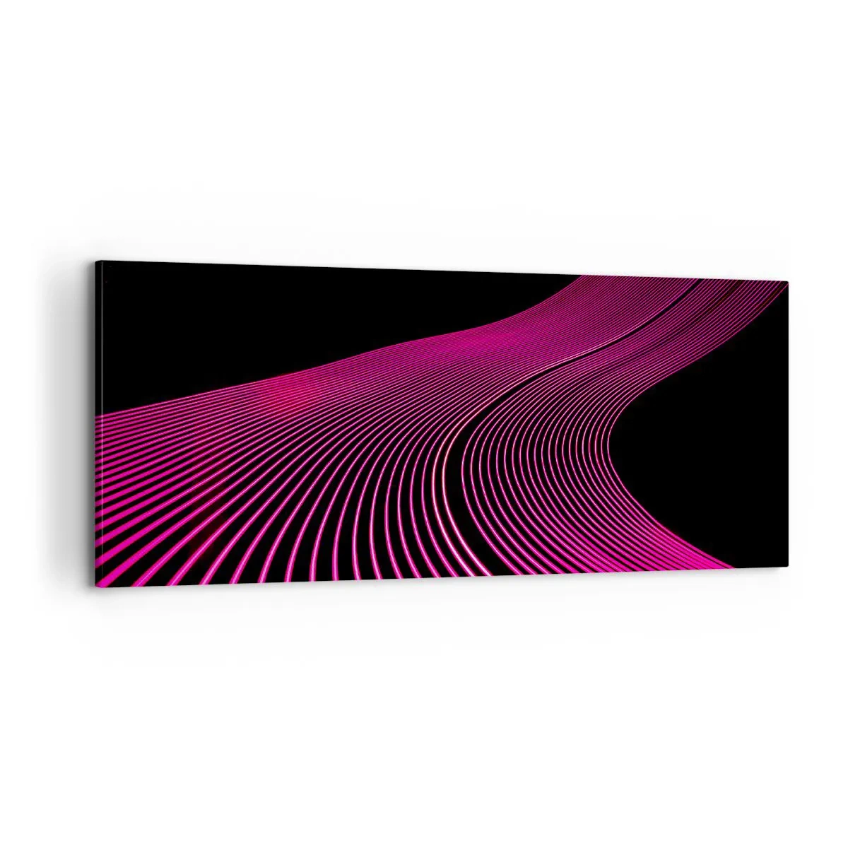 Cuadro sobre lienzo - Impresión de Imagen - Avenida de luz - 100x40 cm