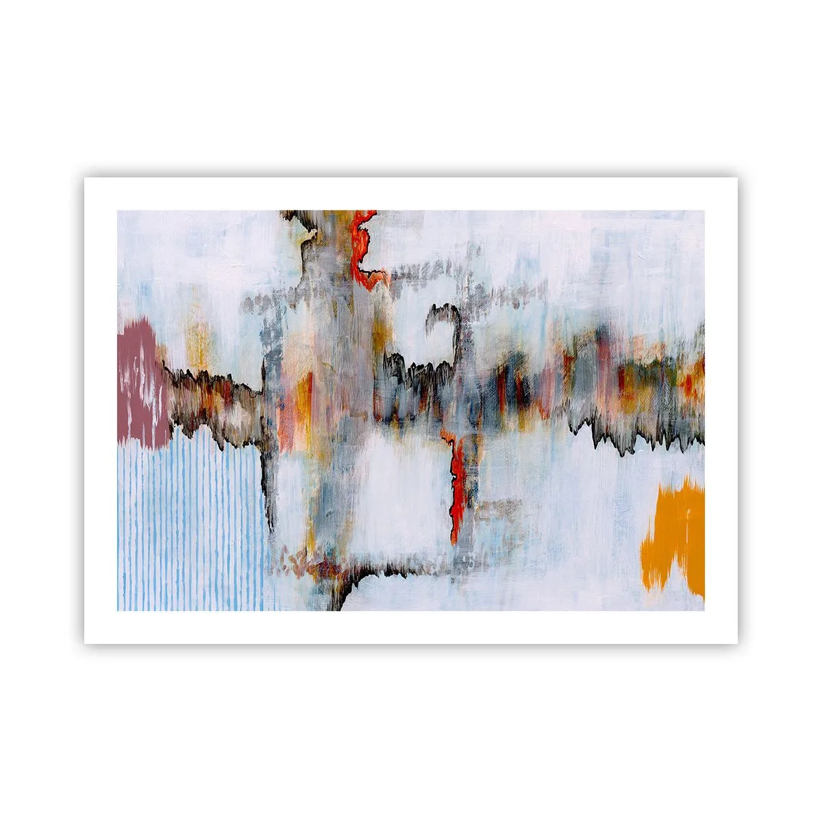 Póster - Abstracto sobre el agua - 70x50 cm