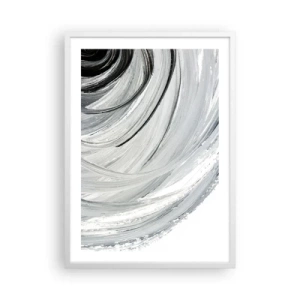 Póster en marco blanco - Composición orbital - 50x70 cm