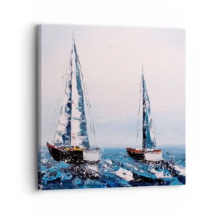 Cuadro sobre lienzo - Impresión de Imagen - Hermandad del viento - 30x30 cm
