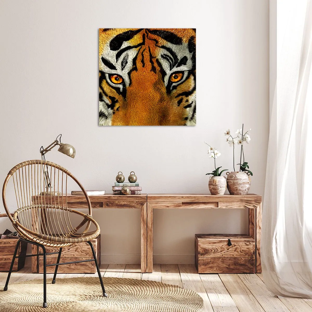 Cuadro sobre lienzo - Impresión de Imagen - Amenazante y hermoso - 60x60 cm