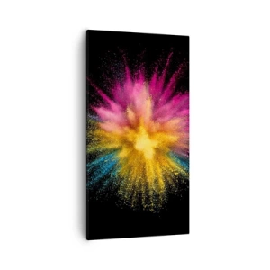 Cuadro sobre lienzo - Impresión de Imagen - El nacimiento de los colores - 55x100 cm