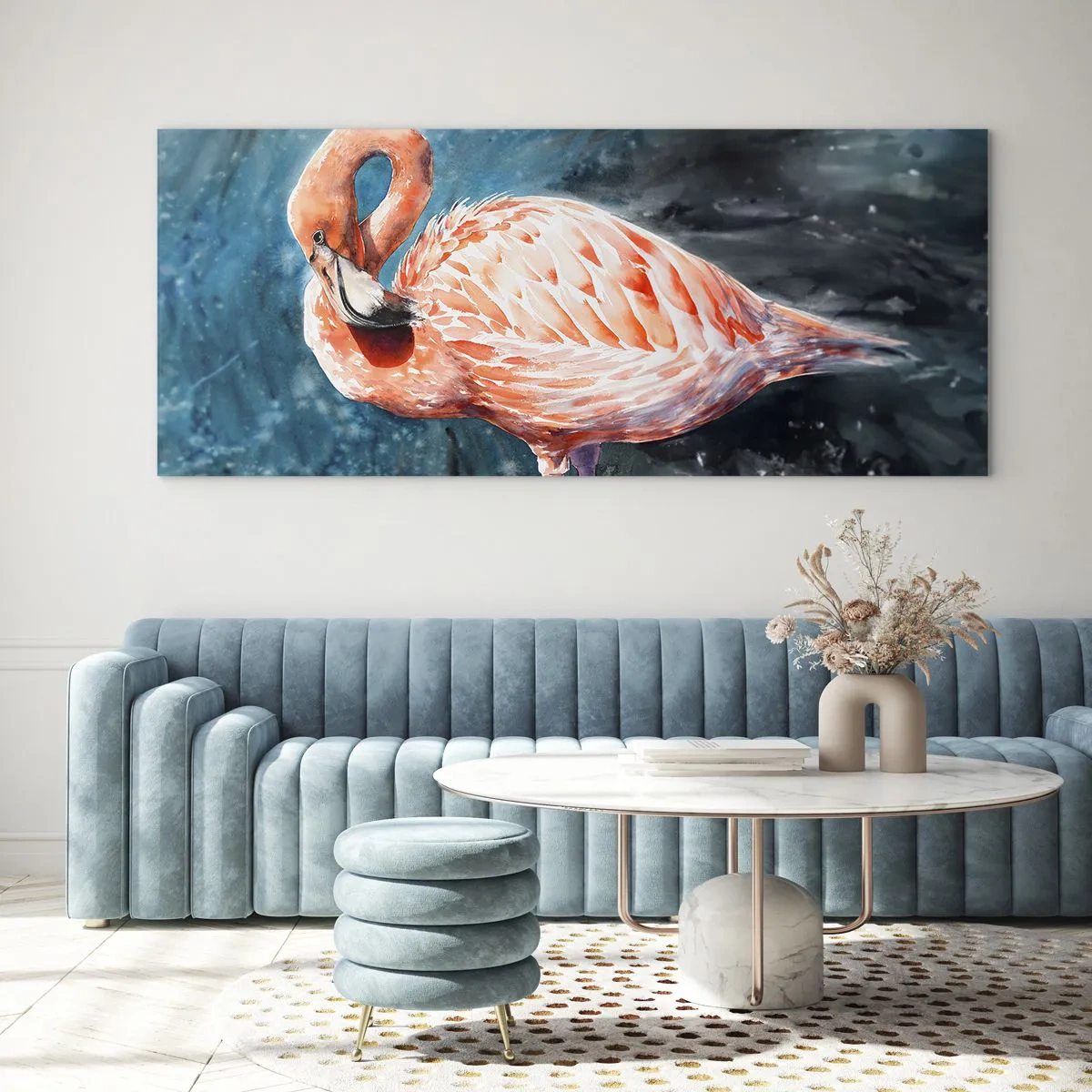Cuadro sobre vidrio - Impresiones sobre Vidrio - Decorativo por naturaleza - 100x40 cm