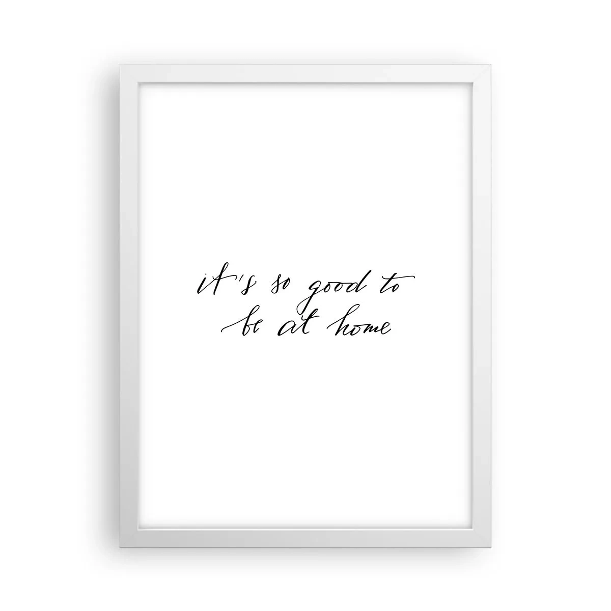 Póster en marco blanco - Toda la verdad - 30x40 cm