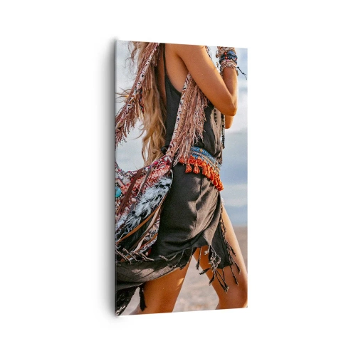 Cuadro sobre lienzo - Impresión de Imagen - La chamana - 65x120 cm