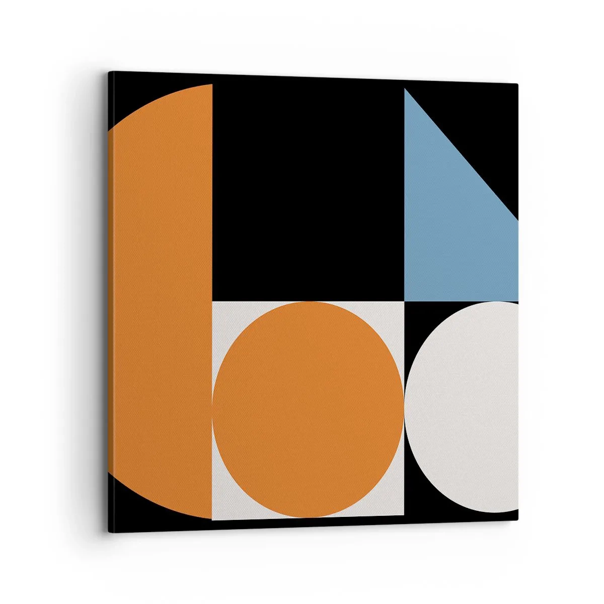 Cuadro sobre lienzo - Impresión de Imagen - Diseño con figuras - 70x70 cm